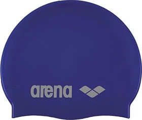 Arena Classic Silikon Badekappe skyblue/white