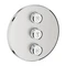 Grohe Grohtherm SmartControl Kontrollfeld mit 3 Ventilen supersteel Vorschaubild