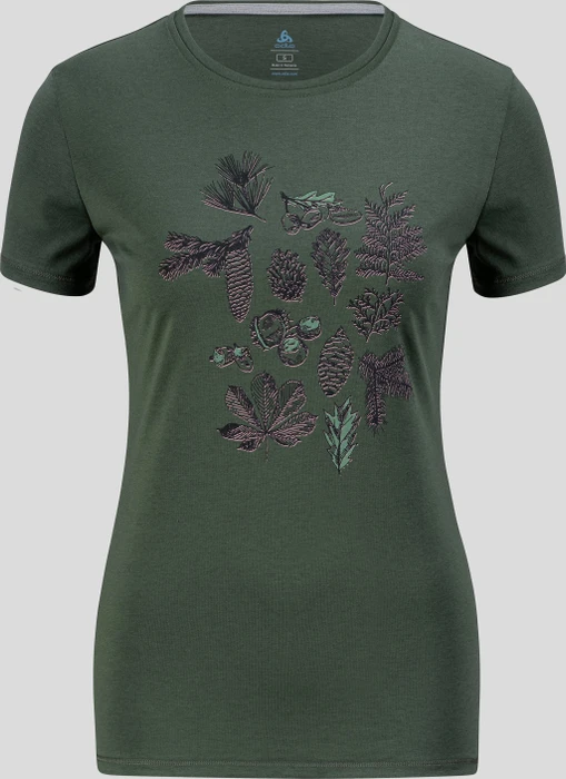 Odlo Kumano Funktionsshirt kurzarm camping green (Damen)