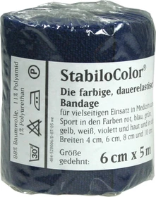 Bort Medical StabiloColor Bandage blau, 6cm x 5m, 1 Stück