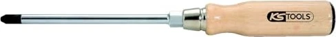 KS Tools ERGOTORQUE WOOD Kreuzschlitz Schraubendreher, PH2x100mm