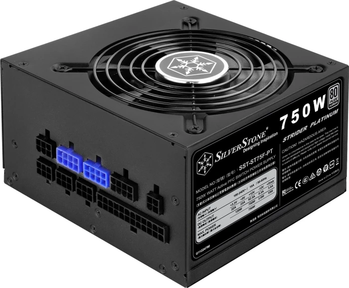 SilverStone Strider Platinum PT Series (Rev. 1.1) 750W, ATX 2.4