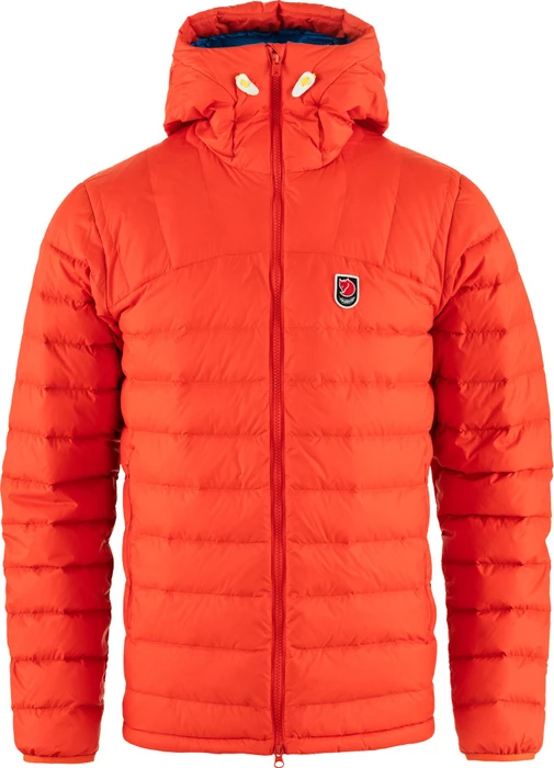 Fjällräven Expedition Pack Down Hoodie Funktionsjacke flame orange/UN blue (Herren)