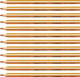 STABILO Trio thick Buntstift orange, Kartonbox, 12er-Pack