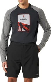 CMP Bermuda mit herausnehmbarem Einsatz und Sitzpolster Fahrradhose kurz schwarz (Herren)