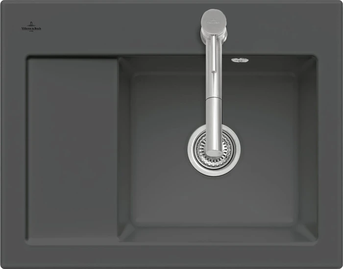 Villeroy & Boch Subway 45 Compact Einbau Becken rechts graphite