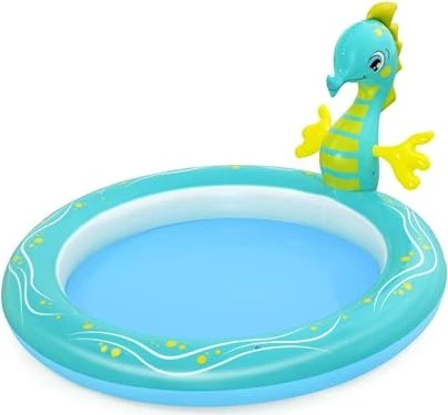 Bestway Seepferdchen Planschbecken oval 188x160x86cm