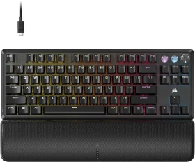 Corsair Gaming K70 PRO TKL Magnetic-Mechanical, PBT, schwarz, Corsair MGX Hyperdrive, USB, US