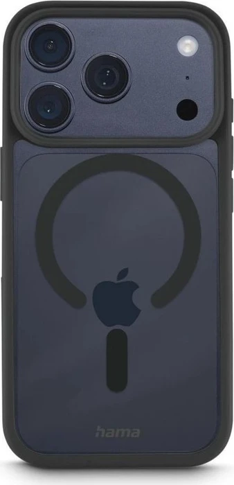 Hama Handyhülle Frame Protect magnetisch für Apple iPhone 17 Pro transparent/schwarz