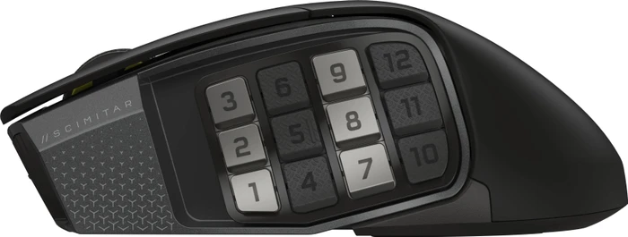 Corsair Scimitar Elite Wireless SE MMO, Gun Metal schwarz, USB/Bluetooth