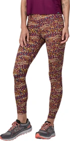 Patagonia Maipo Tights Hose 7/8 fitz roy patchwork/night plum (Damen)
