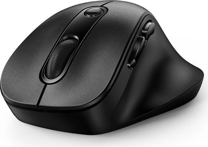 Genius Ergo 9000S Wireless Bluetooth Mini Ergo Silent Mouse Black, USB/Bluetooth