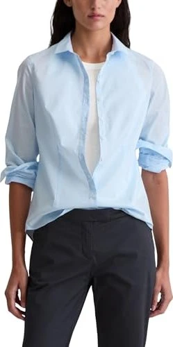 Marc O'Polo Stretch-Popeline-Qualität Hemd langarm air blue (Damen)