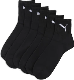 Puma Kurze Crew Socken schwarz, 3 Paare