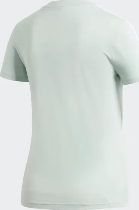 adidas Essentials 3-Streifen T-Shirt kurzarm green tint/white (Damen)