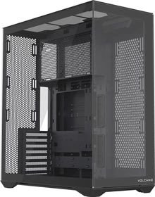 Modecom Volcano Space XL Black, schwarz, Glasfenster