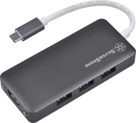 SilverStone EP14 USB-C auf HDMI USB Hub (SST-EP14C / 40190)