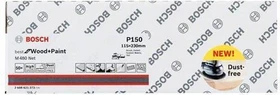 Bosch Professional M480 Best for Wood and Paint Gewebeschleifblatt K150, 115x230mm, 50 Stück