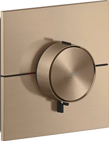 Hansgrohe Axor ShowerSelect ID eckig Thermostat brushed red gold