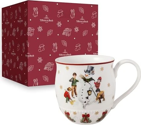 Villeroy & Boch Toy's Fantasy Becher mit Henkel Schneemann 450ml