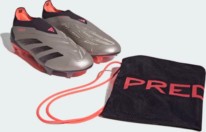 adidas Predator Elite Laceless FG platinum metallic/aurora black/carbon