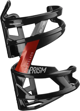 Elite Prism Right Flaschenhalter black glossy/red graphic