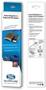 Sapphire aktiver DisplayPort/Single-Link DVI Adapter