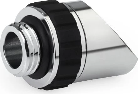 Alphacool Apex Grip 45° Winkeladapter G1/4" AG auf G1/4" IG, chrom