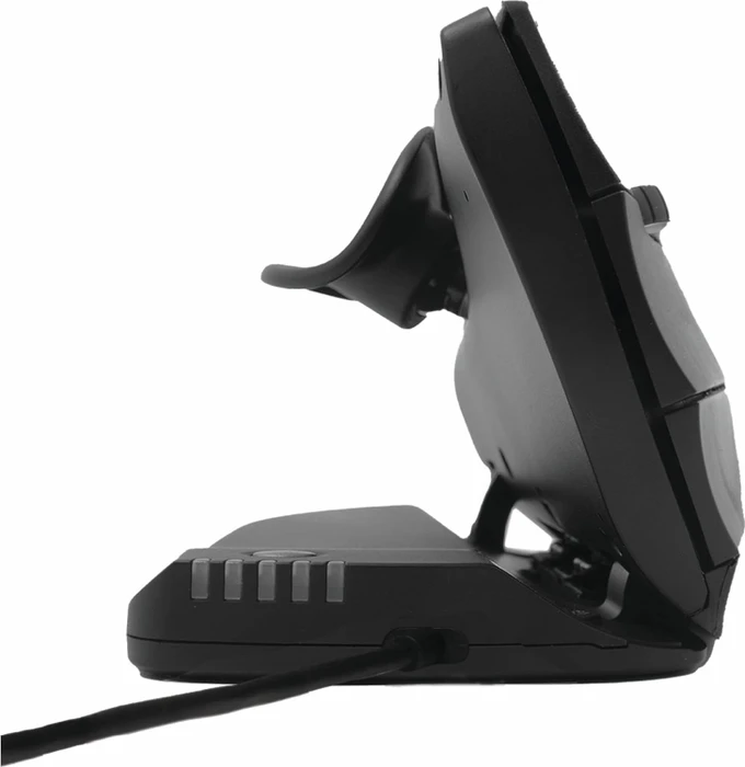 Contour Design UniMouse Vertikale Maus, schwarz matt, Linkshänder, USB