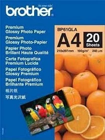 Brother Premium Fotopapier weiß, A4, 190g/m², 20 Blatt