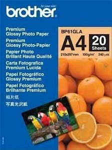 Brother Premium Fotopapier weiß, A4, 190g/m², 20 Blatt