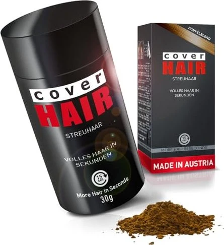 Cover Hair Hair Effect Streuhaar Ansatzset 8 dunkelblond, 26g
