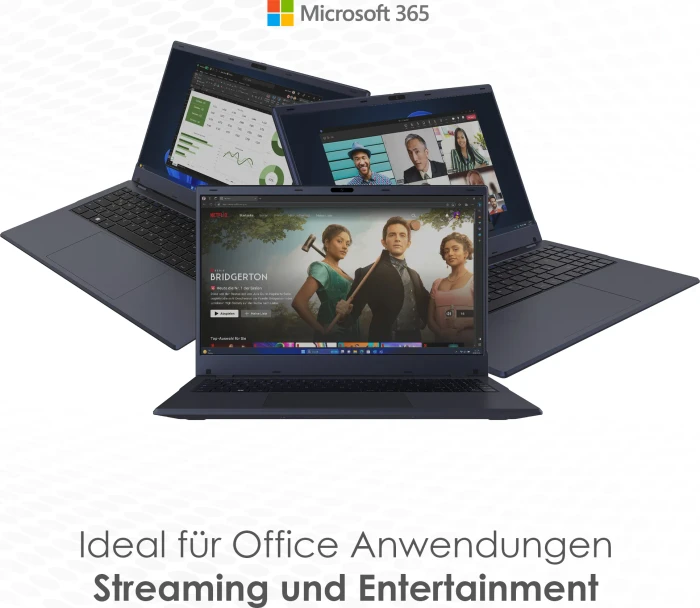 Vale V15T V15A-N100A-16512D, blau, N100, 16GB RAM, 512GB SSD, DE