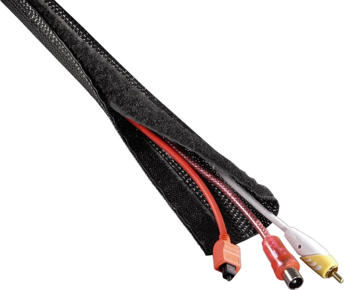 Hama Flexwrap Kabelkanal, 40mm, 1.8m, schwarz