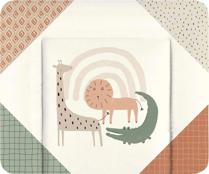 Julius Zöllner Softy Wickelauflage, 85x75cm wild friends
