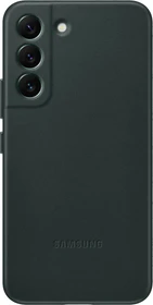 Samsung Leather Cover für Galaxy S22 Forest Green