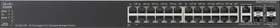 Cisco SG500 Rackmount Gigabit Managed Stacking Switch, 24x RJ-45, 2x RJ-45/SFP, 180W PoE+ (SG500-28P-K9-G5)