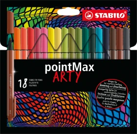 STABILO pointMax ARTY sortiert, 18er-Set, Etui