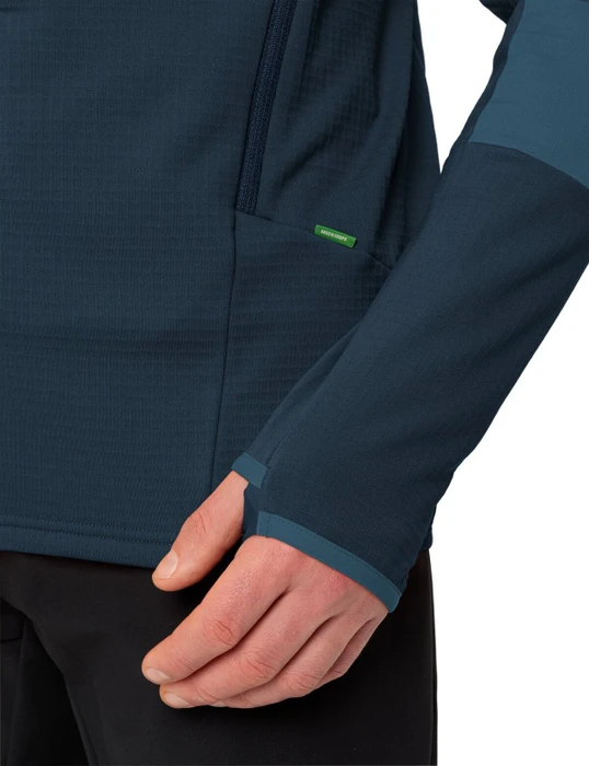 Vaude Monviso Hooded Grid Fleece Funktionsjacke dark sea (Herren)