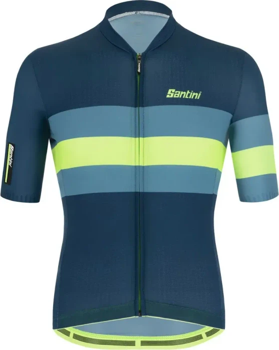 Santini Sleek Bengal Trikot kurzarm grün (Herren)