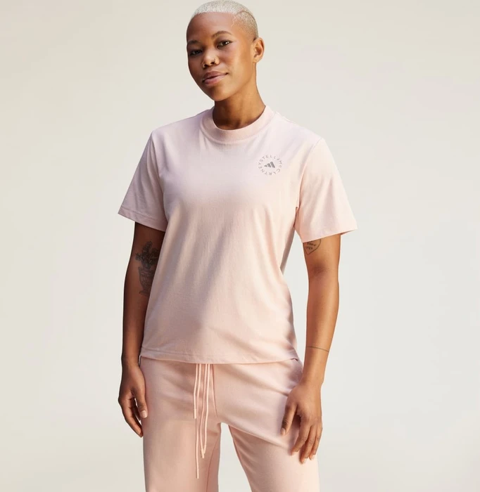 adidas by Stella McCartney TrueCasuals Regular Sportswear T-Shirt kurzarm vapour pink (Damen)