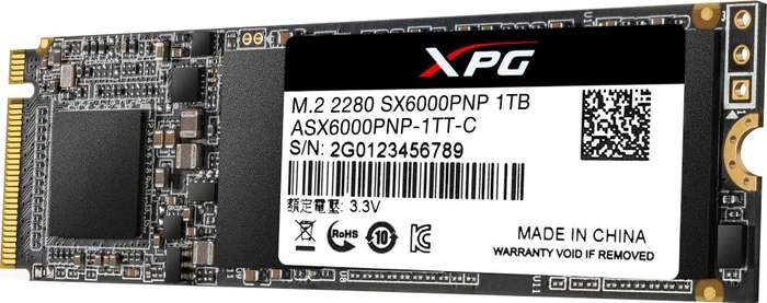 ADATA XPG SX6000 Pro 1TB, M.2 2280 / M-Key / PCIe 3.0 x4