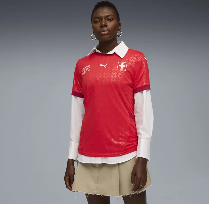 Puma UEFA EURO 2025 Schweiz Frauenteam Heimtrikot (Damen)