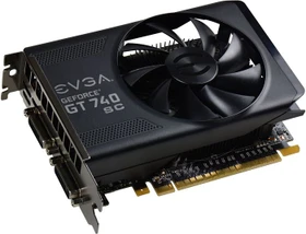 EVGA GeForce GT 740 SuperClocked, 4GB GDDR5, 2x DVI, Mini HDMI
