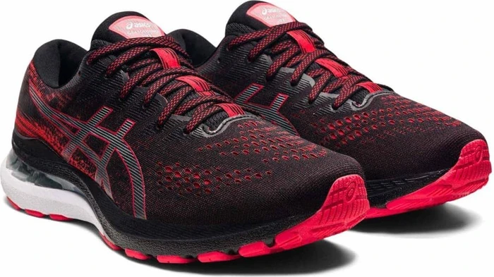 Asics Gel-Kayano 28 black/electric red (Herren)