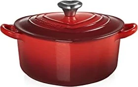 Le Creuset Gusseisen Herzbräter mit Herzknopf 1.9l kirschrot