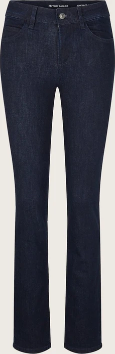 Tom Tailor Alexa Straight Jeans mit Bio-Baumwolle Jeans clean rinsed blue denim (Damen)