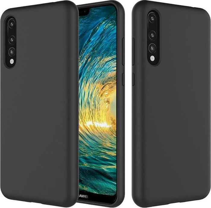 Cyoo Premium Liquid Silicon Case für Huawei P20 Pro schwarz