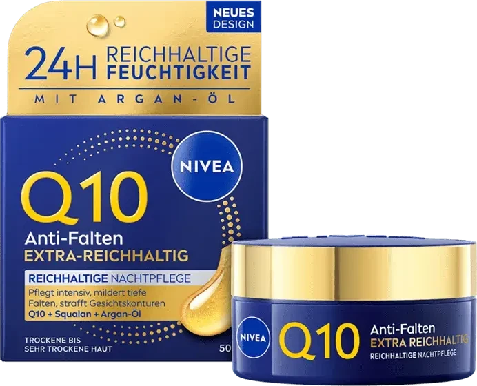 Nivea Q10 Anti-Falten Extra Reichhaltige Nachtpflege, 50ml