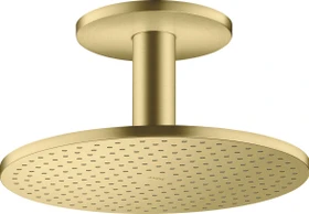 Hansgrohe Axor ShowerSolutions Kopfbrause 300 2jet mit Deckenanschluss brushed brass